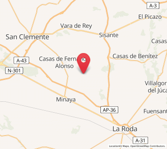 Map of Los Pavos, Castille-La Mancha