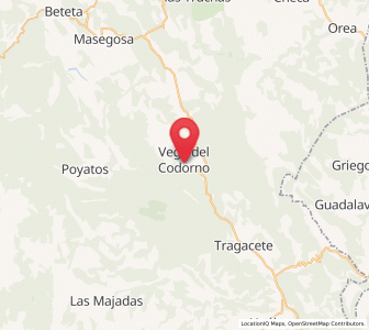 Map of Los Perales, Castille-La Mancha