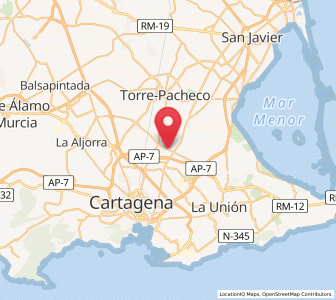 Map of Los Pérez de Abajo, Murcia