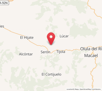 Map of Los Porteros, Andalusia