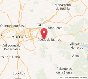 Map of Los Tomillares, Castille and León