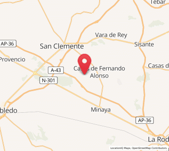 Map of Los Torres, Castille-La Mancha