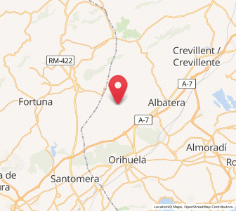 Map of Los Vicentes, Valencia