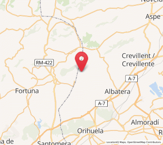 Map of Los Vives, Valencia