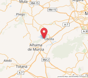 Map of Los Zancarrones, Murcia