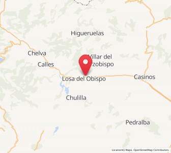 Map of Losa del Obispo, Valencia