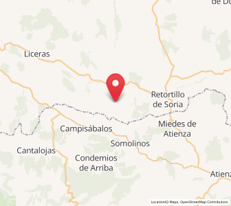 Map of Losana, Castille and León