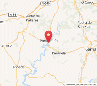 Map of Loyo, Galicia