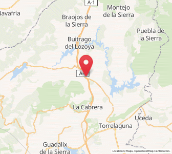 Map of Lozoyuela, Madrid