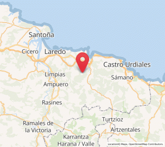 Map of Lugarejos, Cantabria