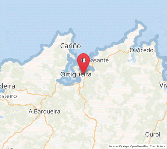 Map of Luhía, Galicia