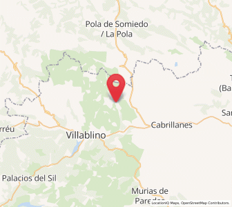 Map of Lumajo, Castille and León