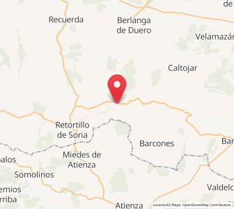 Map of Lumias, Castille and León