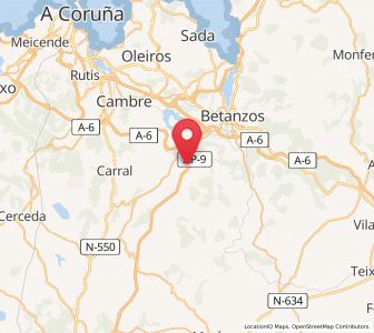 Map of Mabegondo, Galicia