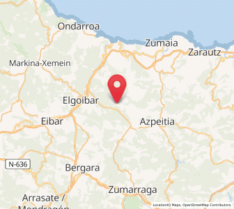 Map of Madariaga, Basque Country