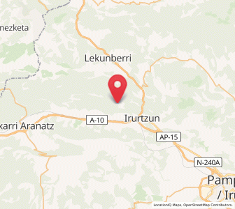 Map of Madotz, Navarre