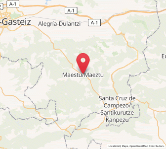 Map of Maeztu / Maestu, Basque Country