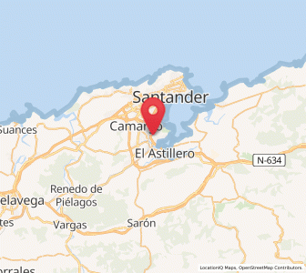 Map of Maliaño, Cantabria