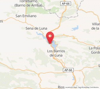 Map of Mallo de Luna, Castille and León