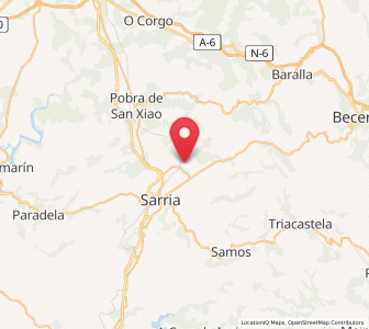 Map of Manan, Galicia