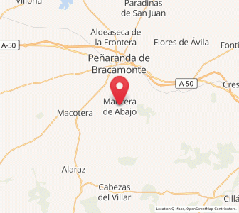 Map of Mancera de Abajo, Castille and León