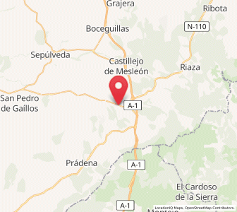 Map of Mansilla, Castille and León