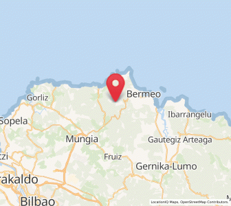 Map of Mañua, Basque Country