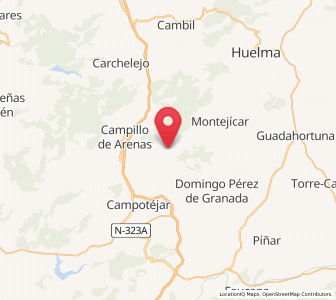 Map of Manzanillo, Andalusia
