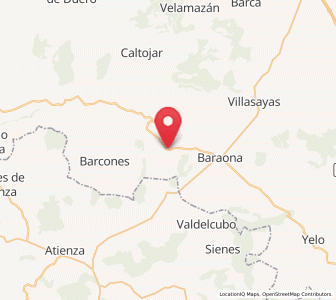 Map of Marazovel, Castille and León