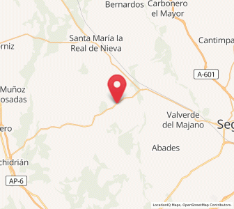 Map of Marazuela, Castille and León