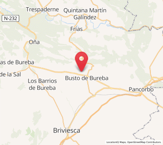 Map of Marcillo, Castille and León