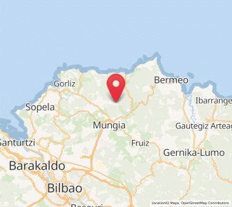 Map of Markaida, Basque Country