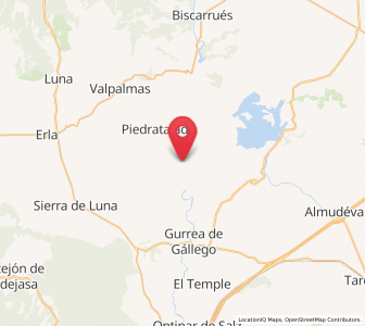 Map of Marracos, Aragon