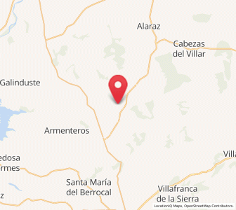 Map of Martínez, Castille and León