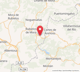 Map of Mas de Antón, Aragon