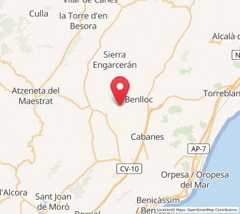 Map of Mas de Catalá, Valencia