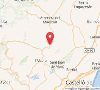 Map of Masdavall, Valencia