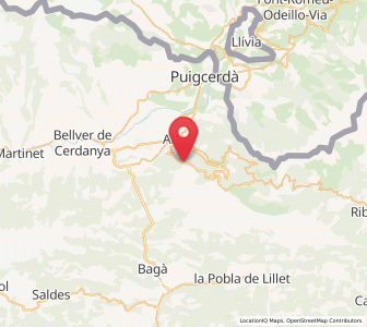 Map of Masella, Catalonia