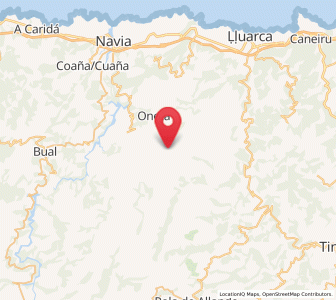 Map of Masenga-Sellón, Asturias