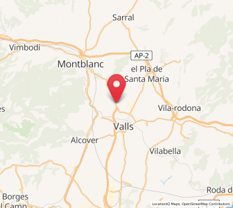 Map of Masmolets, Catalonia