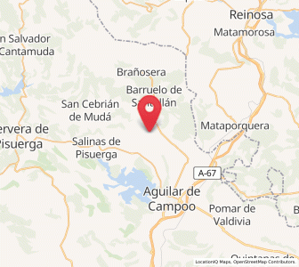 Map of Matabuena, Castille and León