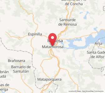 Map of Matamorosa, Cantabria