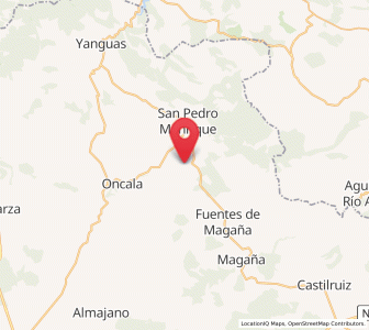 Map of Matasejún, Castille and León
