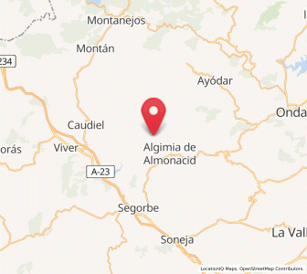 Map of Matet, Valencia