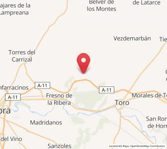 Map of Matilla la Seca, Castille and León