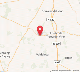 Map of Mayalde, Castille and León