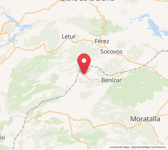 Map of Mazuza, Murcia