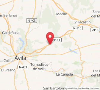 Map of Mediana de Voltoya, Castille and León