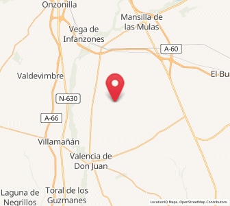 Map of Melgar, Castille and León
