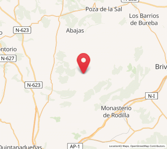 Map of Melgosa, Castille and León
